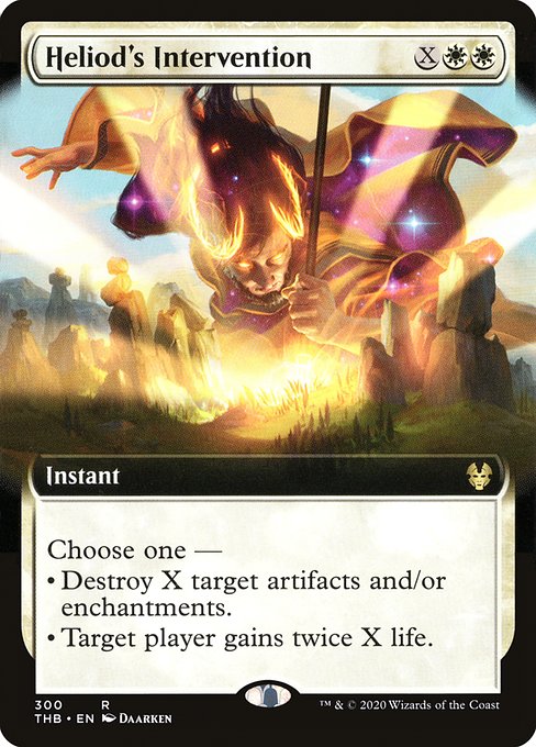 Heliod's Intervention [Extended Artwork Foil]