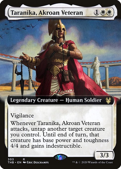 Taranika, Akroan Veteran [Extended Artwork Foil]