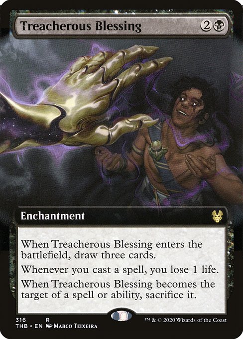 Treacherous Blessing [Extended Artwork Foil]