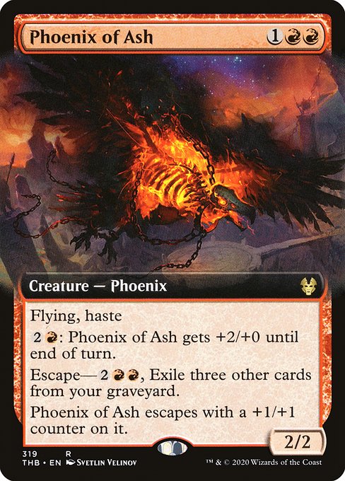 Phoenix of Ash [Extended Artwork Foil]