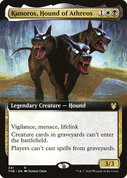 Kunoros, Hound of Athreos [Extended Artwork Foil]