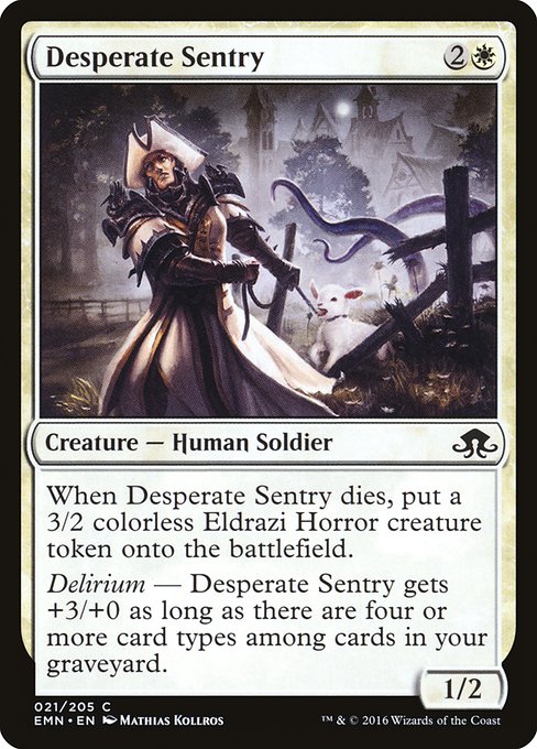 Desperate Sentry [Foil]