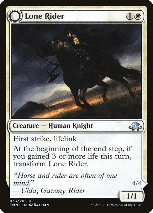 Lone Rider // It That Rides as One [Foil]