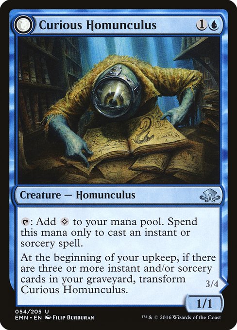 Curious Homunculus // Voracious Reader [Foil]