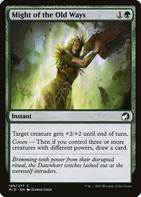 Might of the Old Ways [Foil]