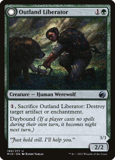 Outland Liberator // Frenzied Trapbreaker [Foil]