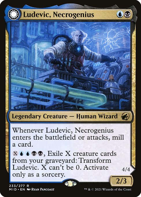 Ludevic, Necrogenius // Olag, Ludevic's Hubris [Foil]