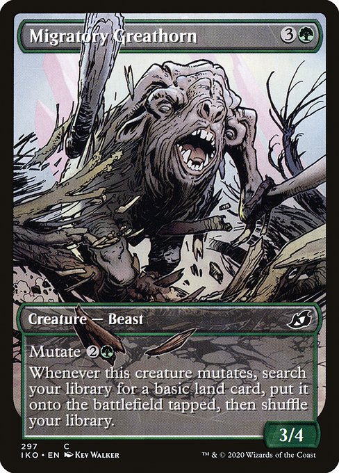 Migratory Greathorn [Showcase Foil]