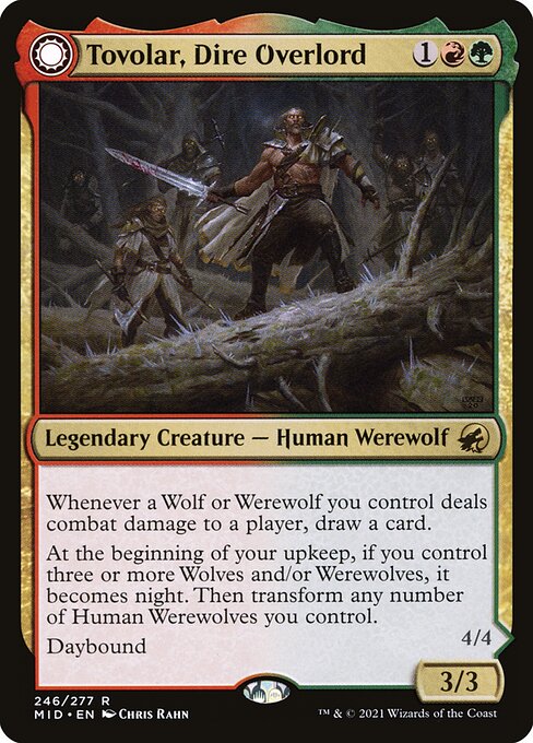 Tovolar, Dire Overlord // Tovolar, the Midnight Scourge [Foil]