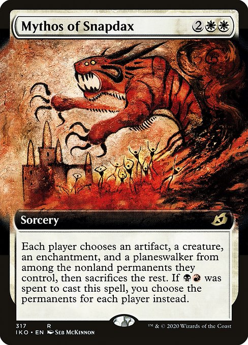 Mythos of Snapdax [Extended Artwork Foil]