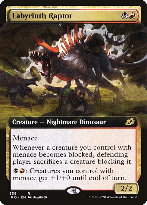 Labyrinth Raptor [Extended Artwork Foil]