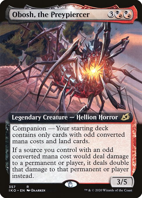 Obosh, the Preypiercer [Extended Artwork Foil]