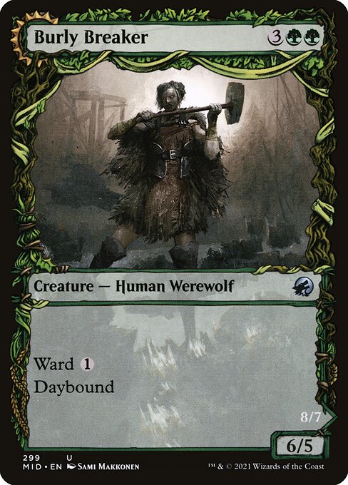 Burly Breaker // Dire-Strain Demolisher [Showcase Foil]