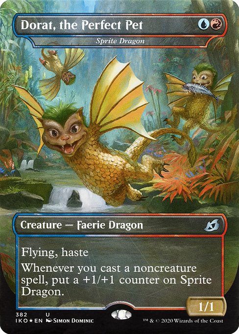 Dorat, the Perfect Pet (Sprite Dragon) [Borderless]