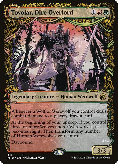 Tovolar, Dire Overlord // Tovolar, the Midnight Scourge [Showcase]