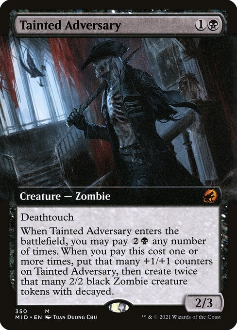 Tainted Adversary [Extended Artwork Foil]
