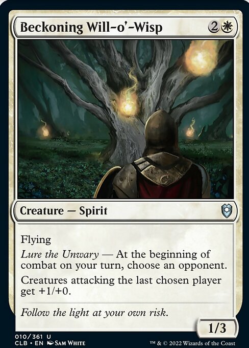 Beckoning Will-o'-Wisp [Foil]
