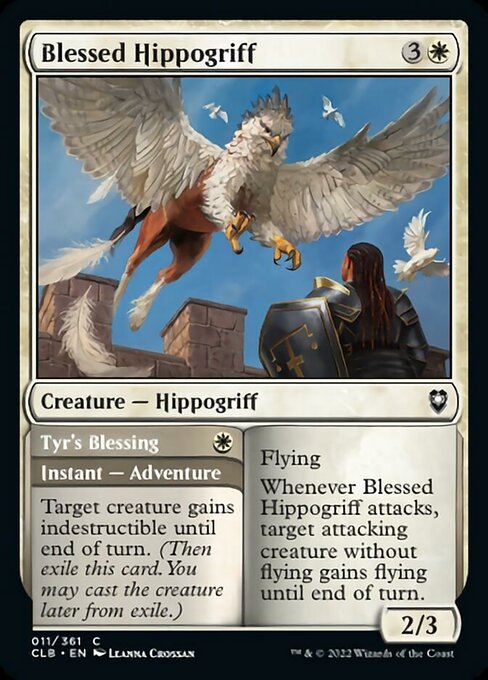Blessed Hippogriff // Tyr's Blessing [Foil]