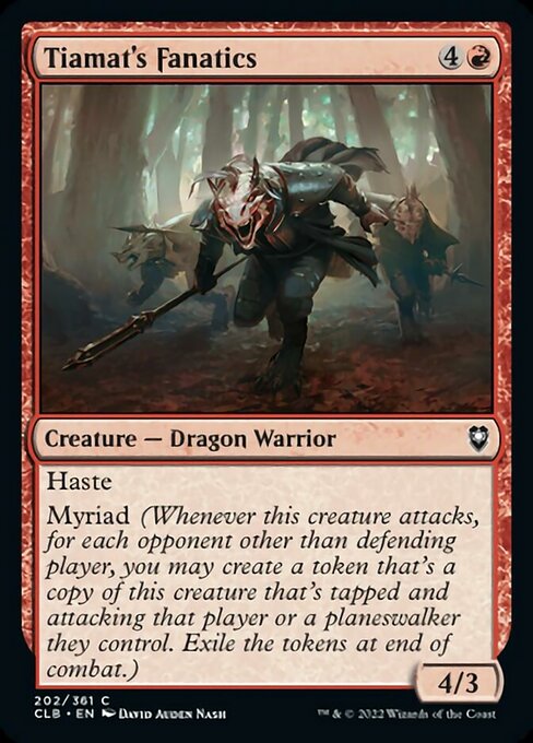 Tiamat's Fanatics [Foil]