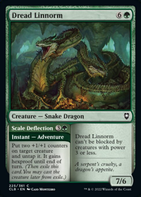 Dread Linnorm // Scale Deflection [Foil]