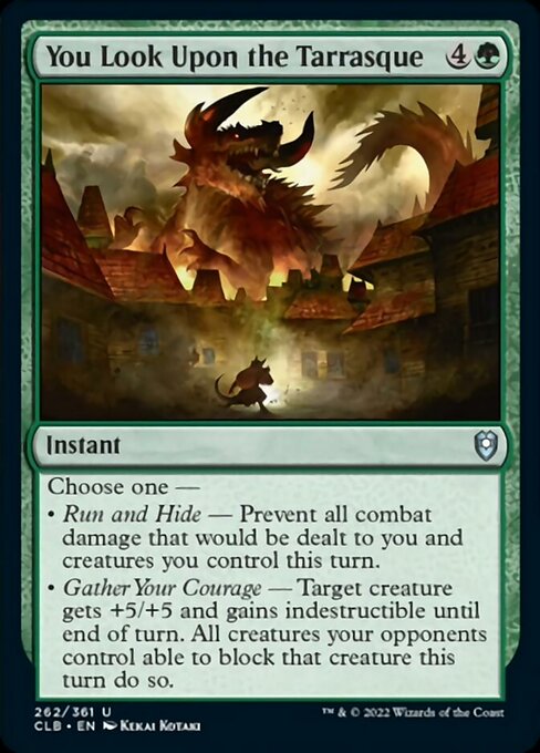 You Look Upon the Tarrasque [Foil]