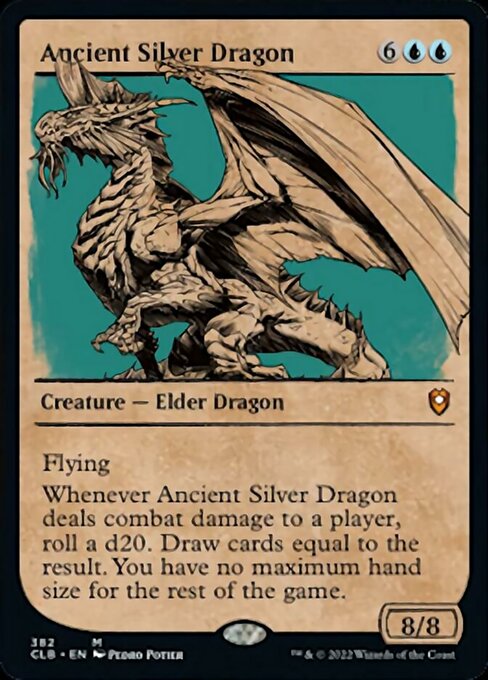 Ancient Silver Dragon [Showcase Foil]
