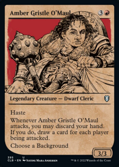 Amber Gristle O'Maul [Showcase Foil]