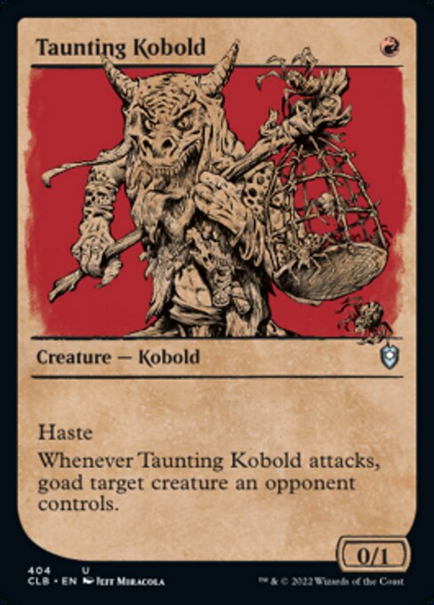 Taunting Kobold [Showcase Foil]