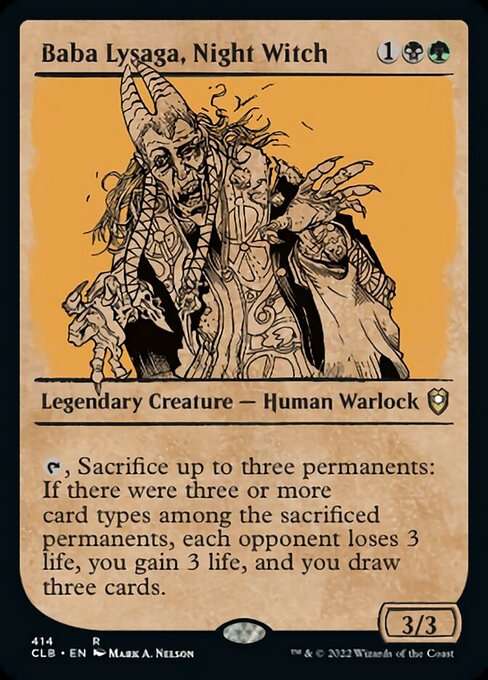 Baba Lysaga, Night Witch [Showcase Foil]