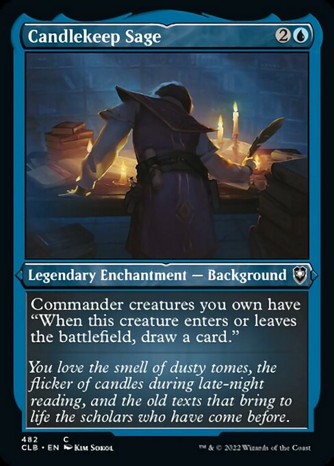 Candlekeep Sage [Etched Foil]