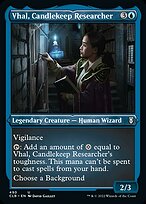 Vhal, Candlekeep Researcher [Etched Foil]