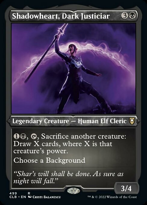 Shadowheart, Dark Justiciar [Etched Foil]