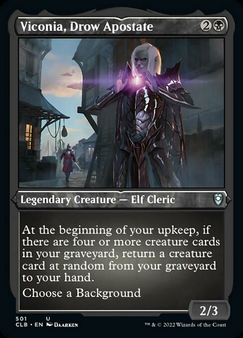 Viconia, Drow Apostate [Etched Foil]