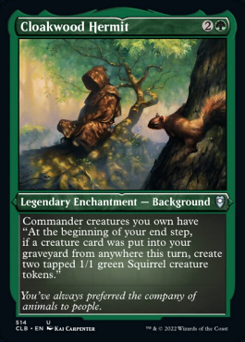 Cloakwood Hermit [Etched Foil]