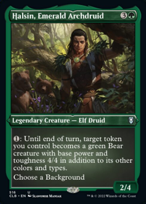 Halsin, Emerald Archdruid [Etched Foil]