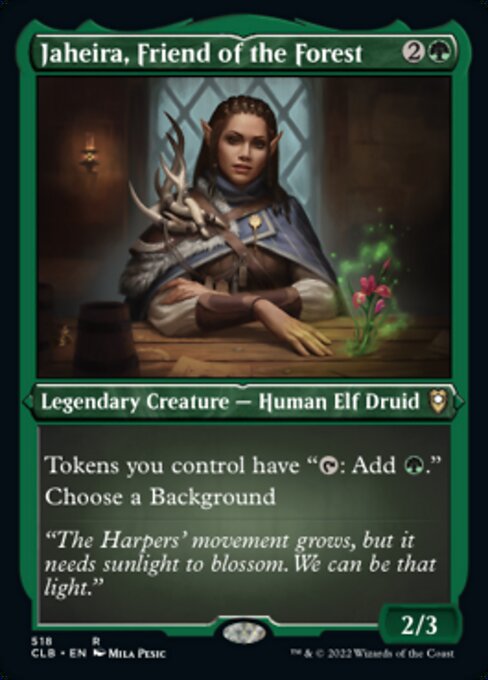 Jaheira, Friend of the Forest [Etched Foil]