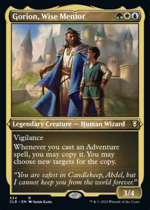 Gorion, Wise Mentor [Etched Foil]