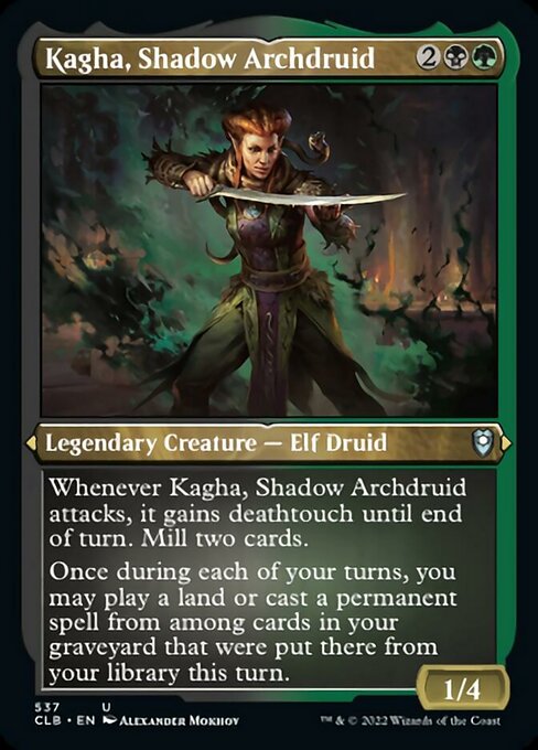 Kagha, Shadow Archdruid [Etched Foil]