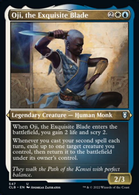 Oji, the Exquisite Blade [Etched Foil]