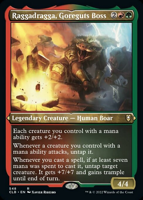 Raggadragga, Goreguts Boss [Etched Foil]