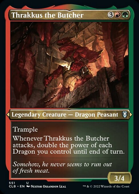 Thrakkus the Butcher [Etched Foil]