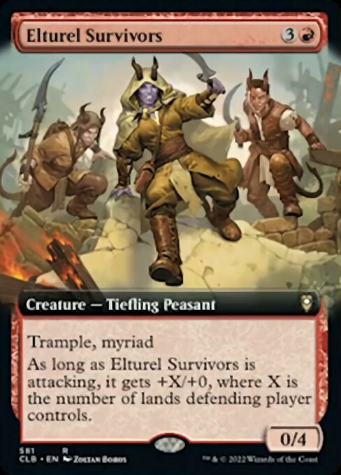 Elturel Survivors [Extended Artwork Foil]