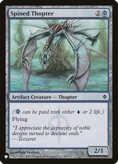Spined Thopter [Phyrexian]