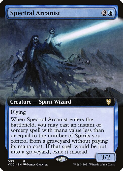 Spectral Arcanist [Extended Artwork]