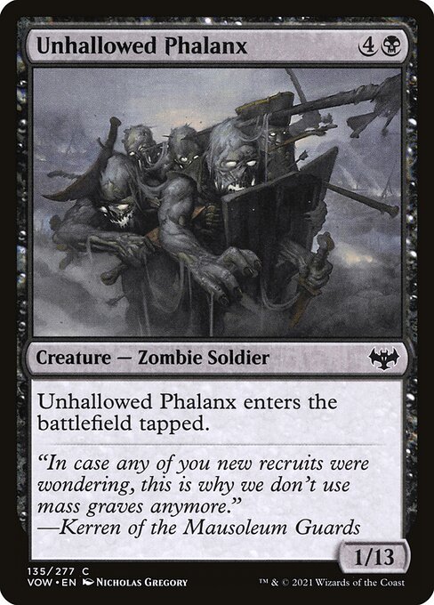 Unhallowed Phalanx [Foil]