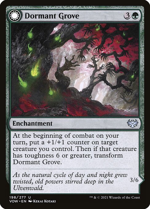 Dormant Grove // Gnarled Grovestrider [Foil]