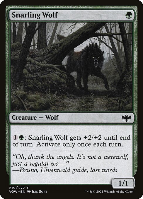 Snarling Wolf [Foil]