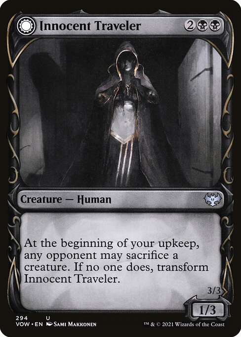 Innocent Traveler // Malicious Invader [Showcase Foil]