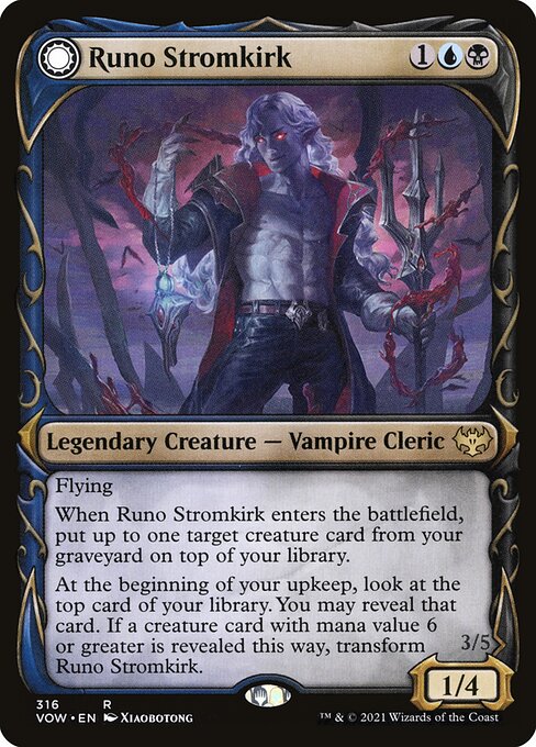 Runo Stromkirk // Krothuss, Lord of the Deep [Showcase Foil]