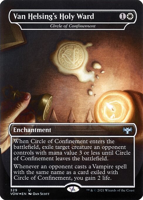 Van Helsing's Holy Ward (Circle of Confinement) [Borderless]